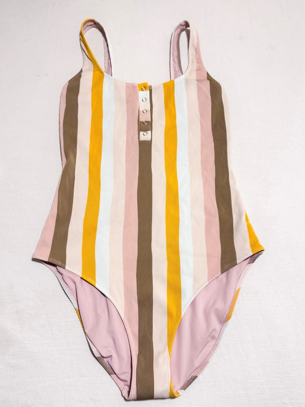 Aerie Striped One-Piece Swimsuit